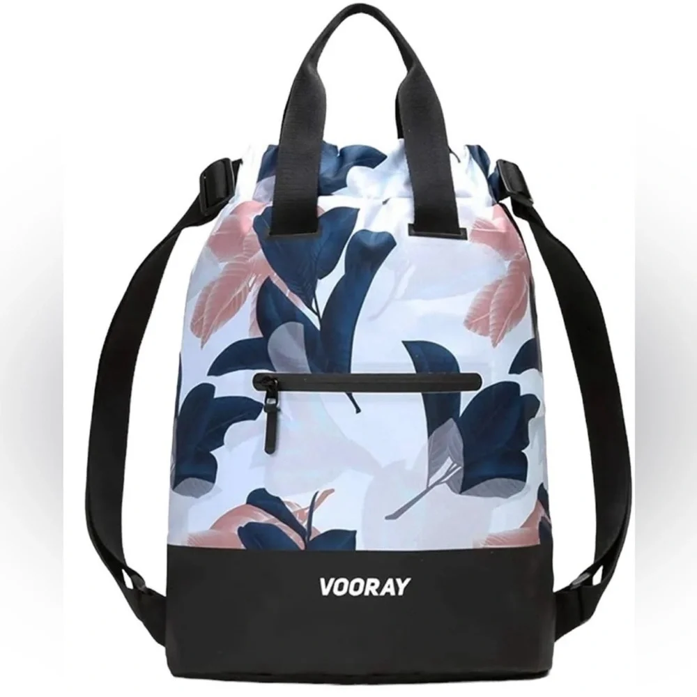 Black and Floral Women's Bag